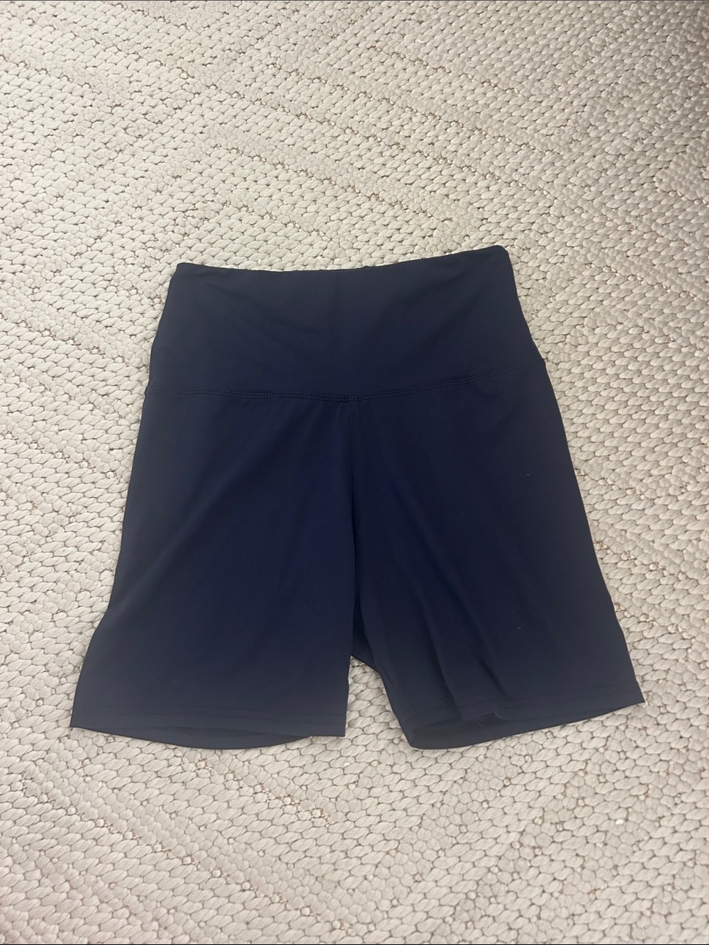 Amazon Women's Navy High-Waist Bike Shorts